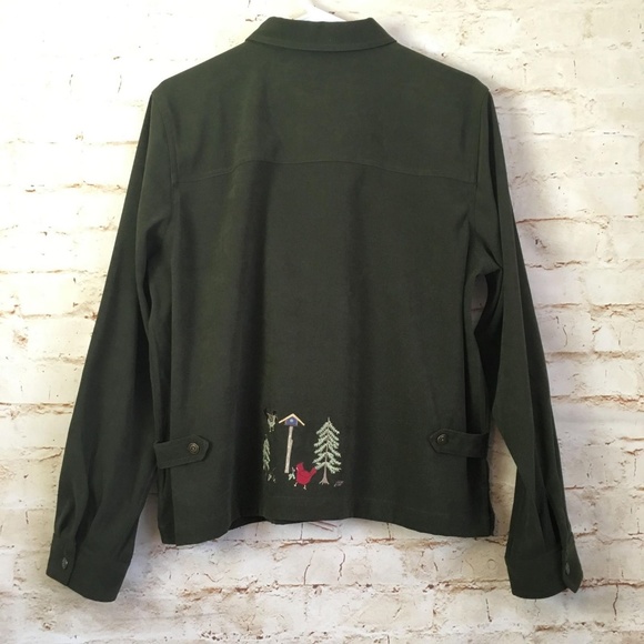 Christopher & Banks Winter Holiday Blouse NWT - Picture 4 of 8